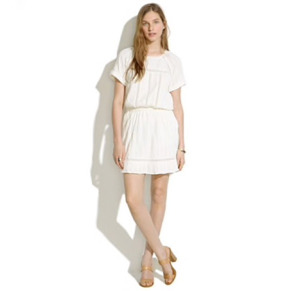 Madewell Summerhouse Ivory Cotton Lace Dress 6